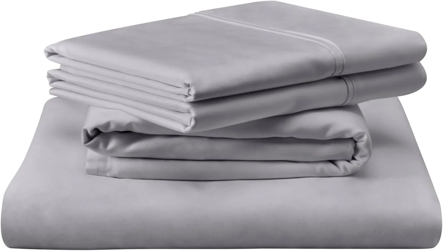 TEMPUR Luxe Egyptian Cotton Sheet Set Cool Gray - TwinXL