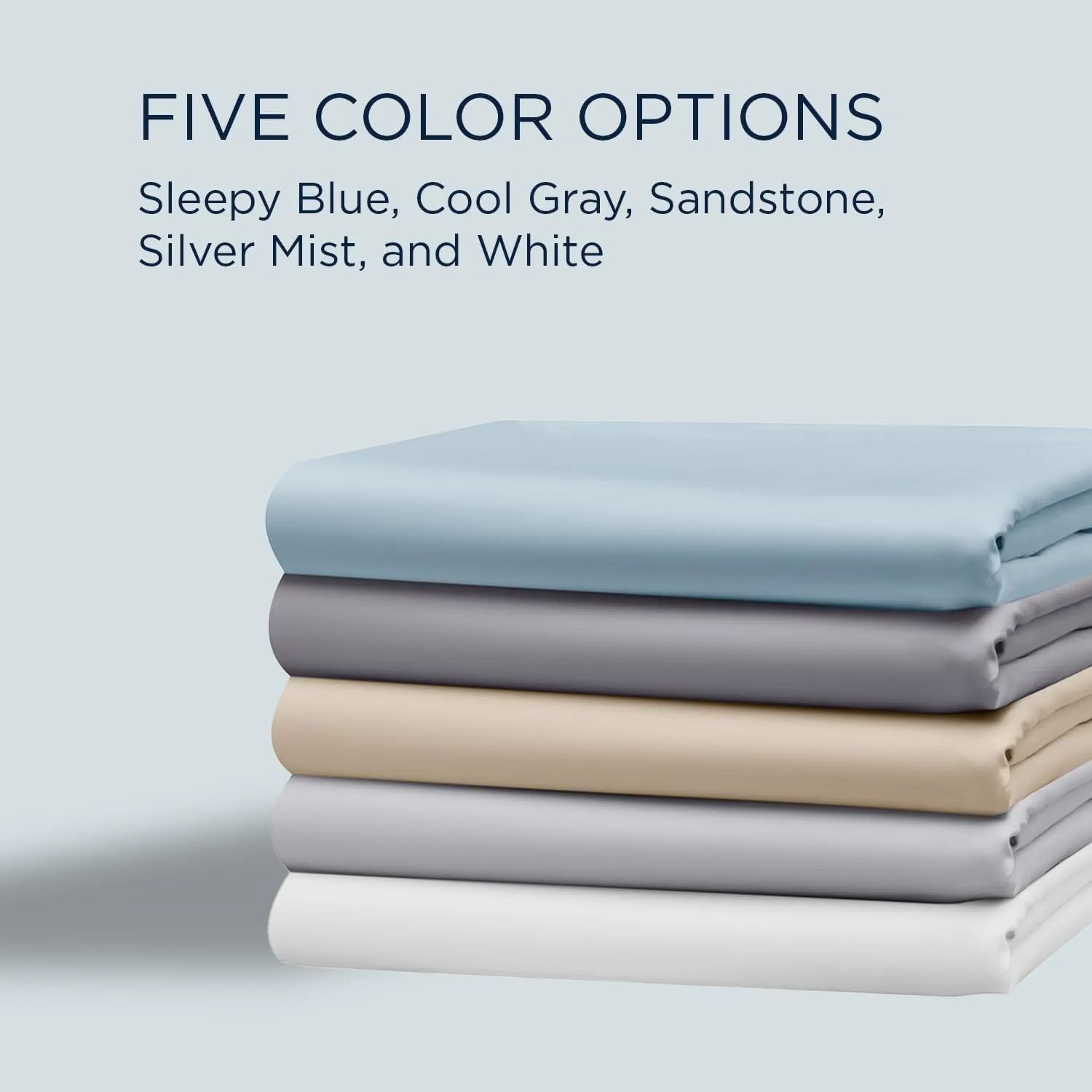 TEMPUR Luxe Egyptian Cotton Sheet Set White - King