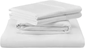 TEMPUR Luxe Egyptian Cotton Sheet Set White - King