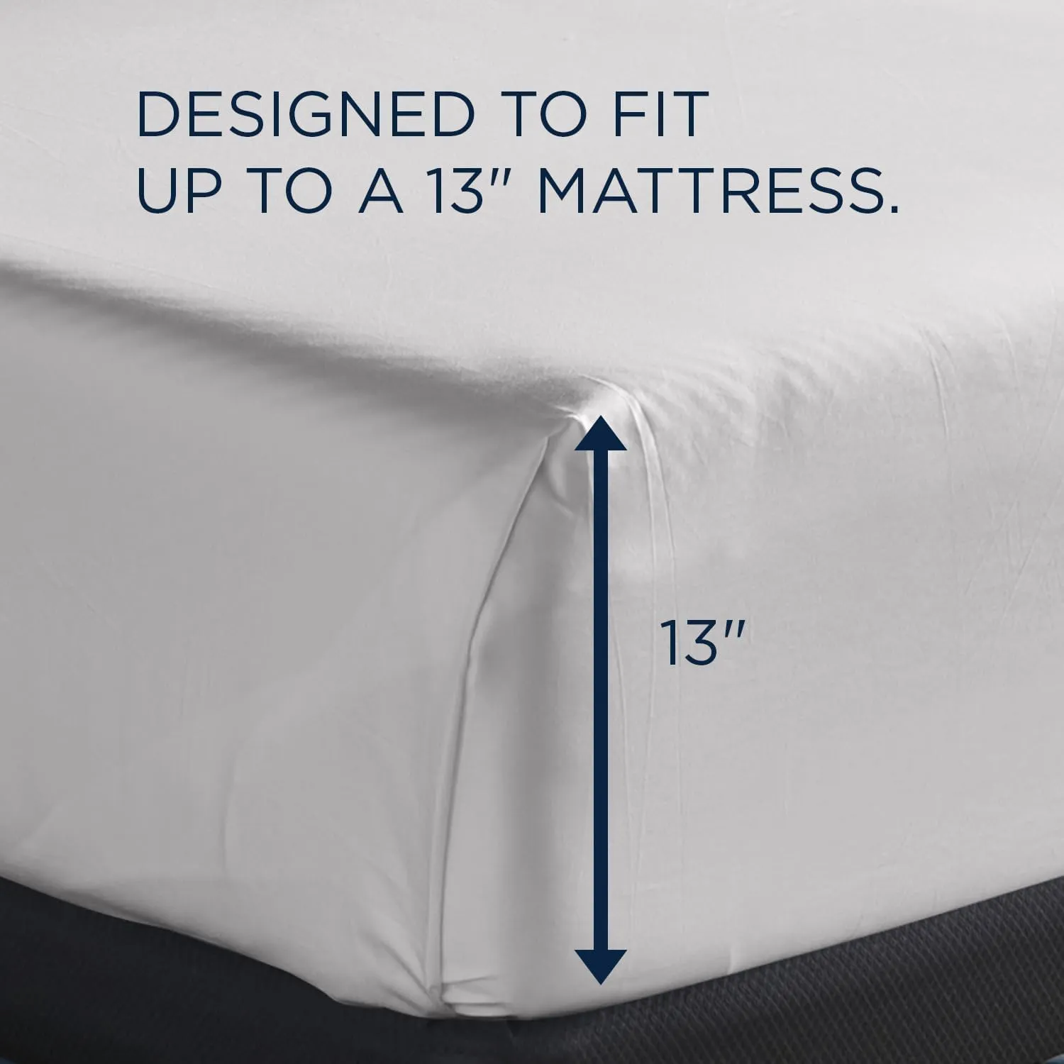 TEMPUR Luxe Egyptian Cotton Sheet Set White - King