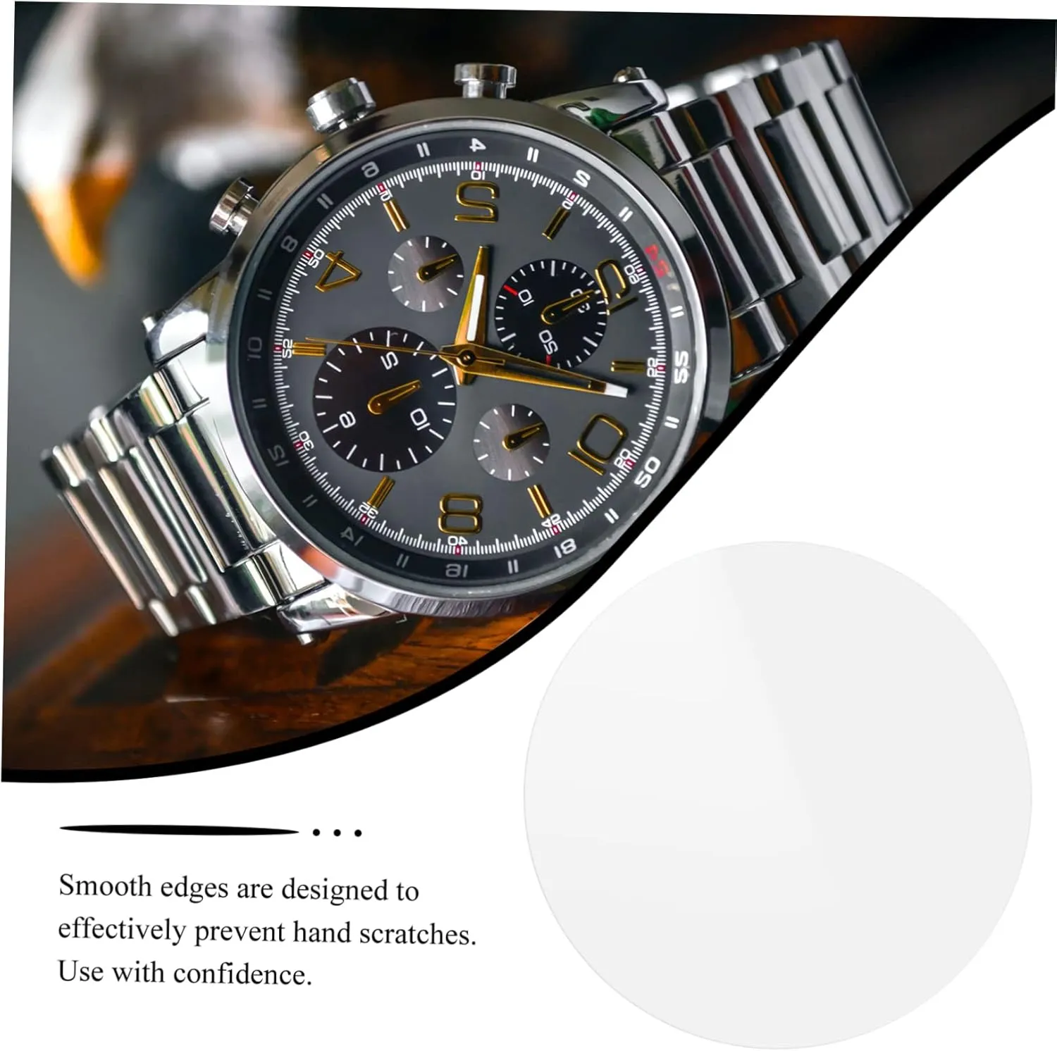 TENDYCOCO 42 Pcs Watch Glass Lens Watch Repair Lens Watch Replacement Parts Watch Flat Lens Watch Replacement