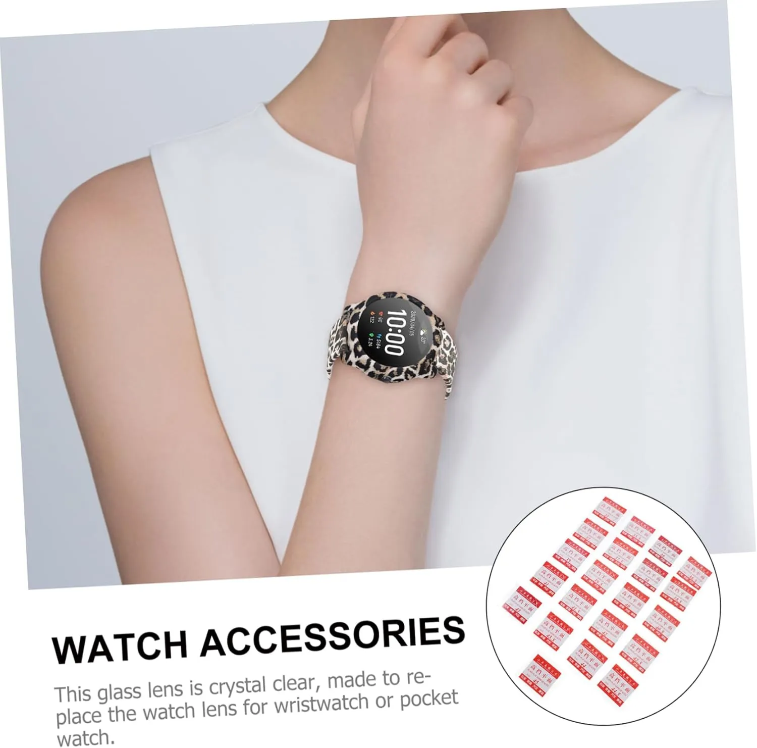 TENDYCOCO 42 Pcs Watch Glass Lens Watch Repair Lens Watch Replacement Parts Watch Flat Lens Watch Replacement