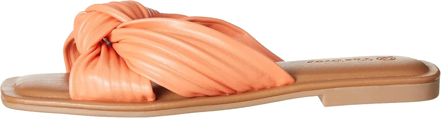 The Drop Women's Ida Bow Flat Sandal Slippers