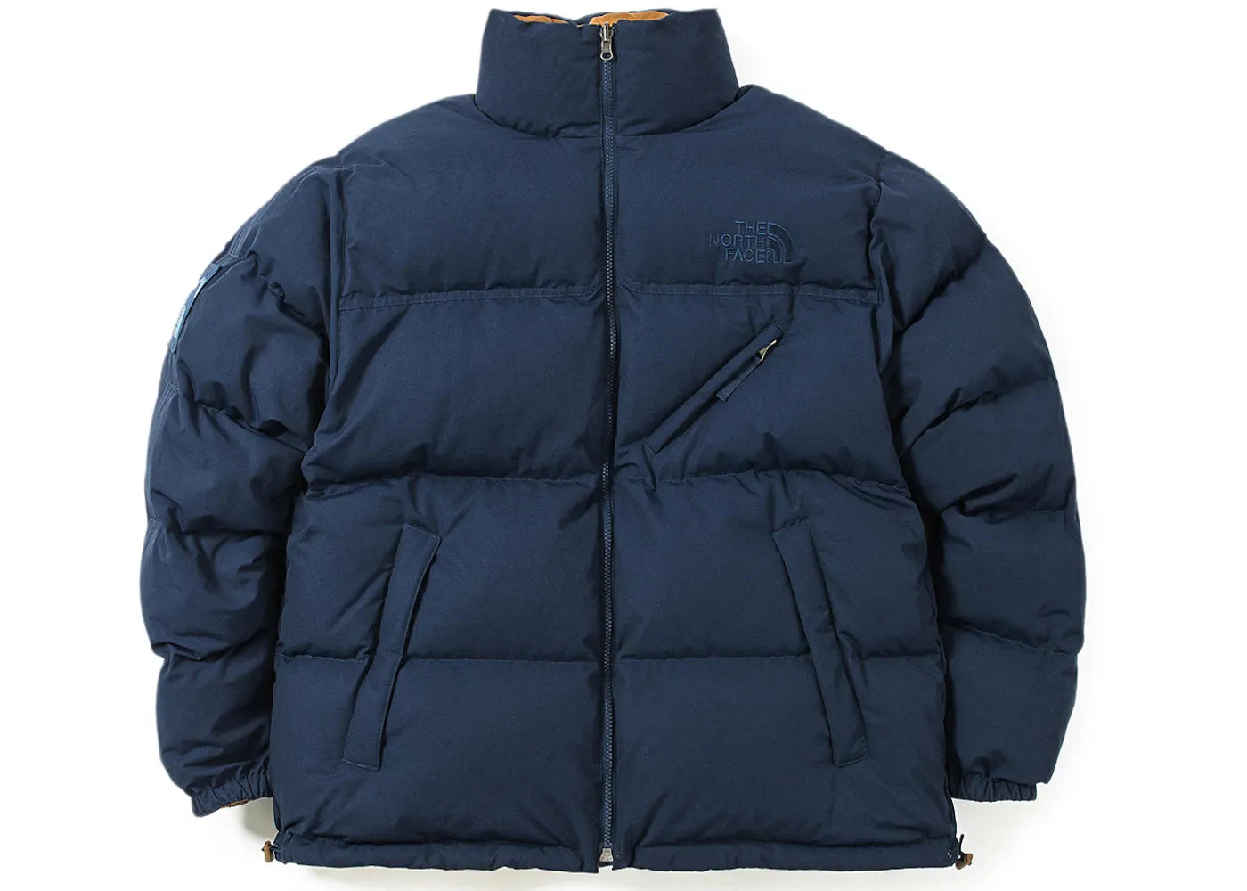 The North Face x Invincible Reversible Nuptse Jacket Utility Brown/Summit Navy