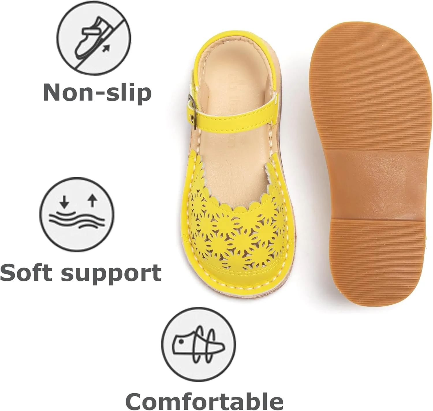 THEE BRON Girls Comfort Sandals Kids Shoes Sandals Filles Sandales