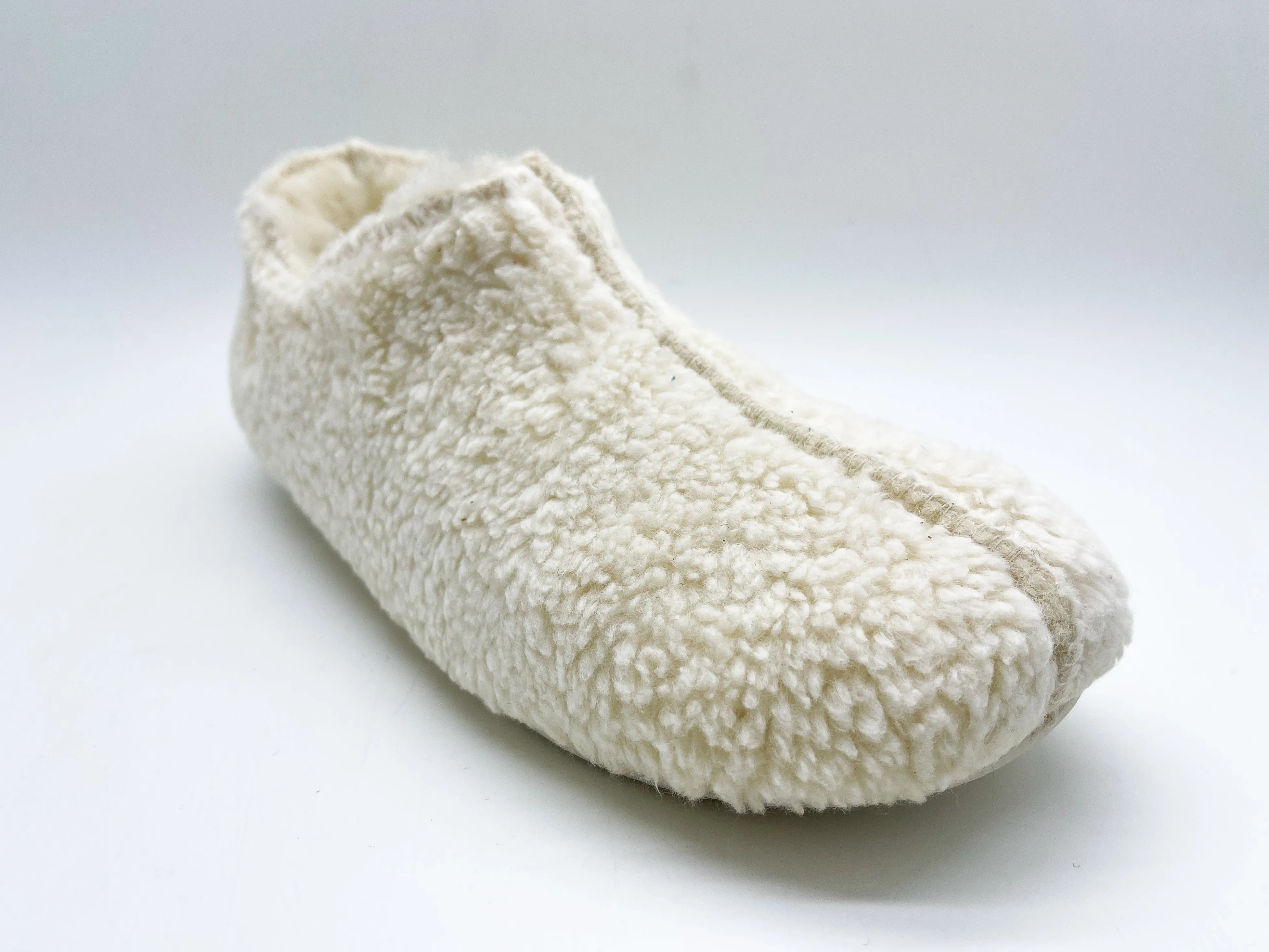 thies 1856 ® Organic Teddy Slipper Boots vegan off white (W)