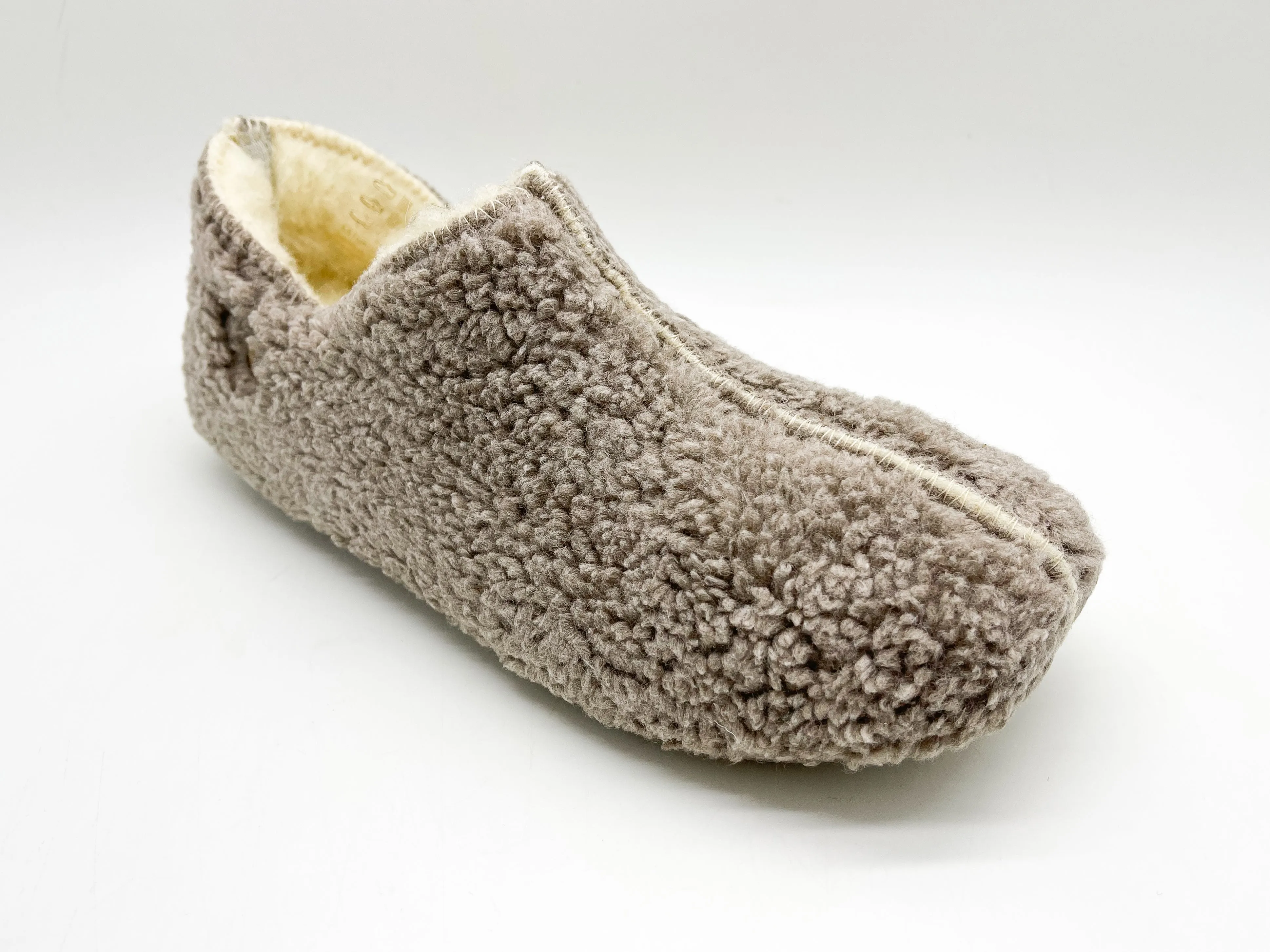 thies 1856 ® Organic Teddy Slipper Boots vegan taupe (W)