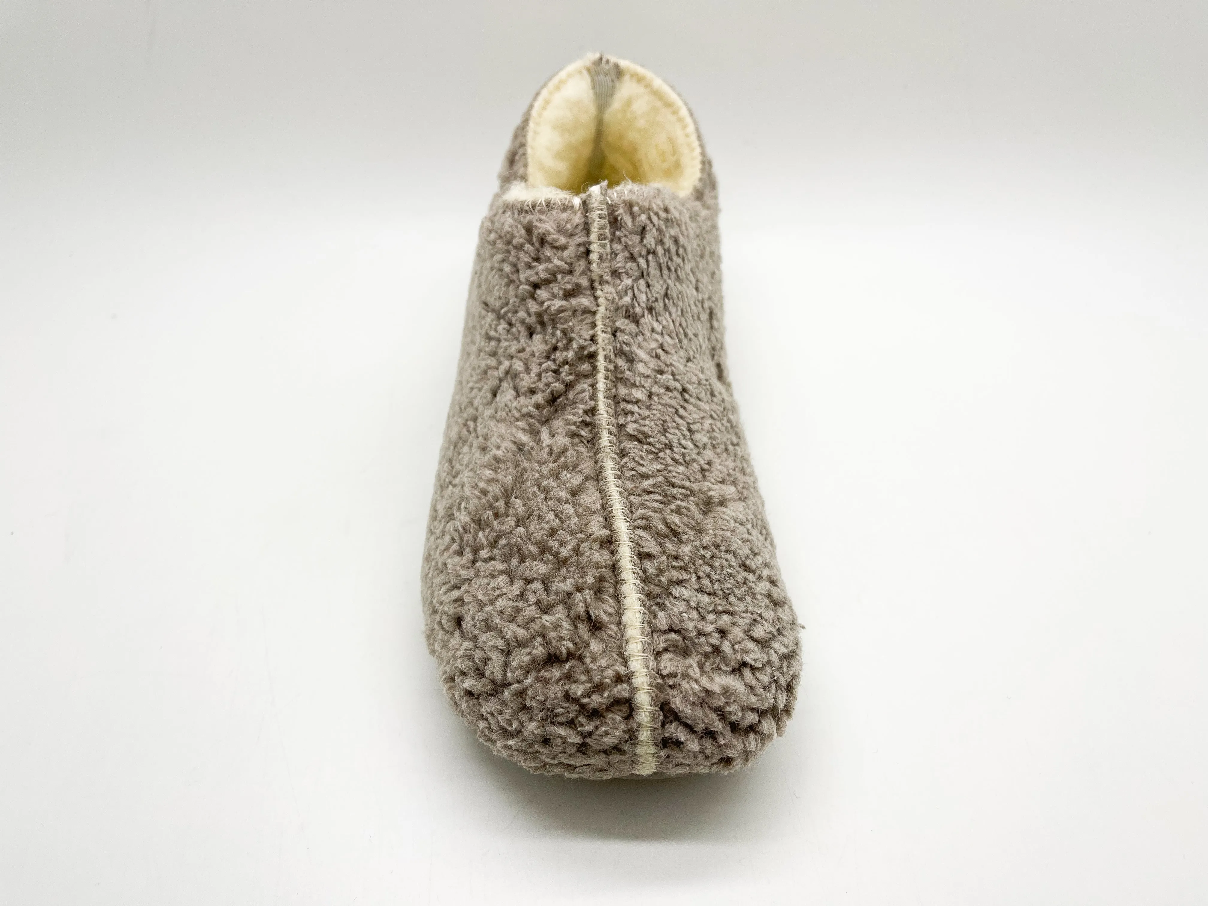 thies 1856 ® Organic Teddy Slipper Boots vegan taupe (W)