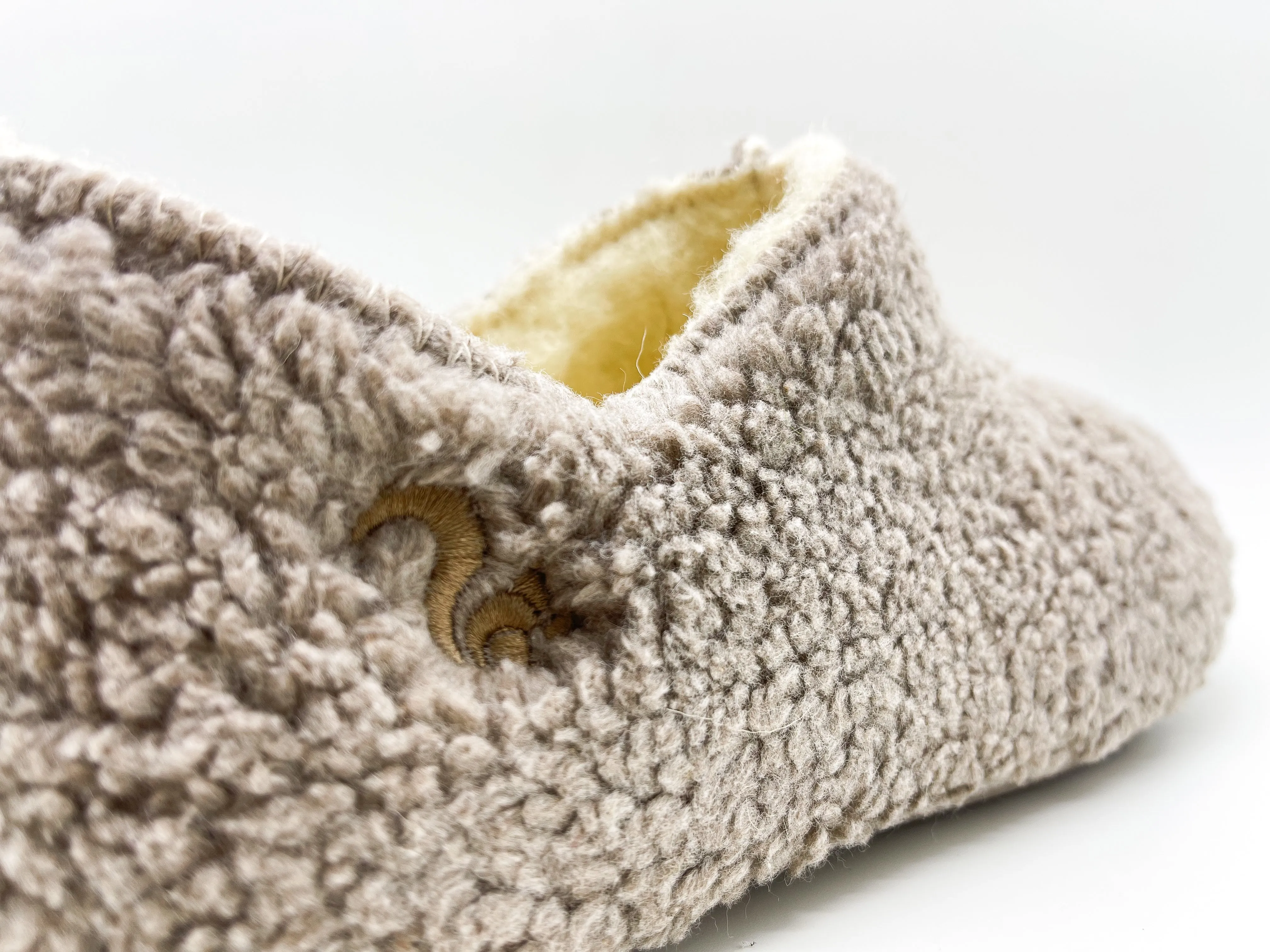 thies 1856 ® Organic Teddy Slipper Boots vegan taupe (W)