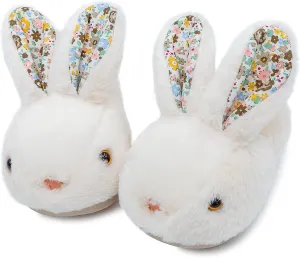 Toddler Slippers Boys Girls Slipper Soft Cozy Cute Bunny Warm Non-Slip Shoes Winter House Shoes Indoor for Little Kids
