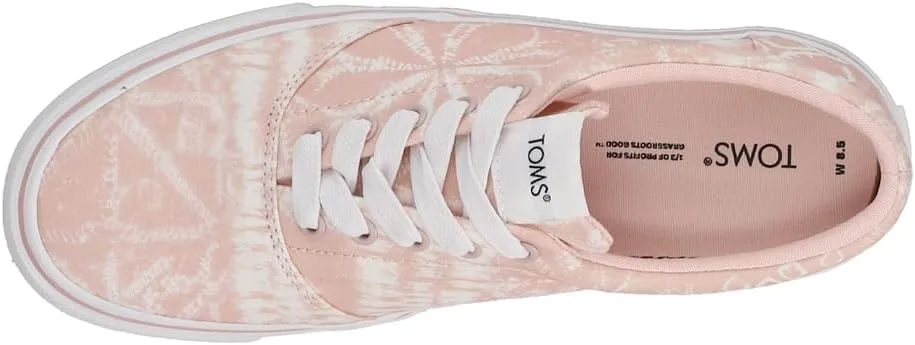 TOMS Womens Alpargata Fenix Lace Up Sneakers Shoes Casual - Pink
