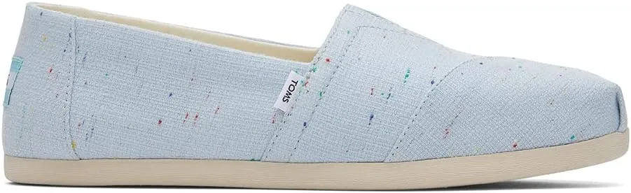 TOMS Women's Alpargata Recycled Cotton Canvas Loafer Flat