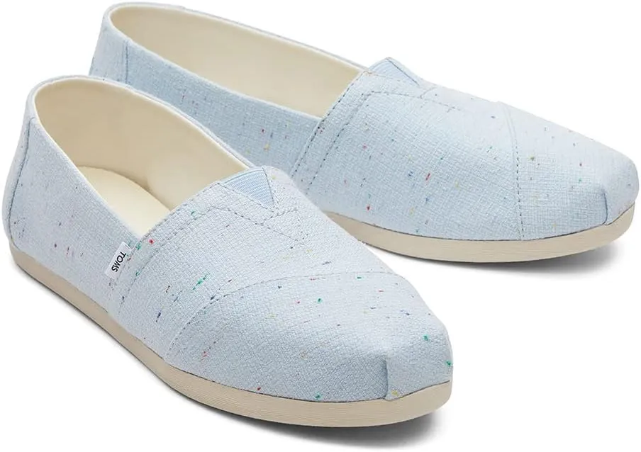 TOMS Women's Alpargata Recycled Cotton Canvas Loafer Flat