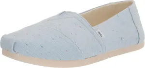 TOMS Women's Alpargata Recycled Cotton Canvas Loafer Flat