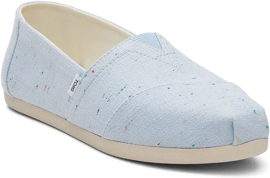 TOMS Women's Alpargata Recycled Cotton Canvas Loafer Flat