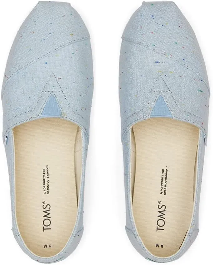 TOMS Women's Alpargata Recycled Cotton Canvas Loafer Flat