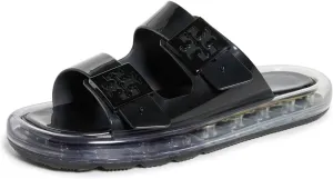 Tory Burch Women's Buckle Bubble Jelly Slides