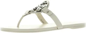 Tory Burch Womens Miller Flat Slip On Thong Sandals