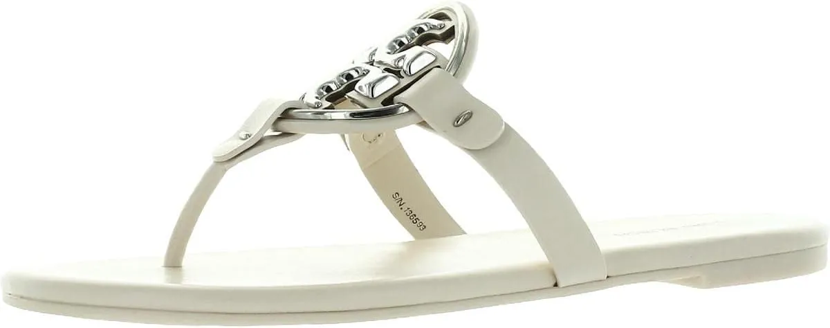 Tory Burch Womens Miller Flat Slip On Thong Sandals