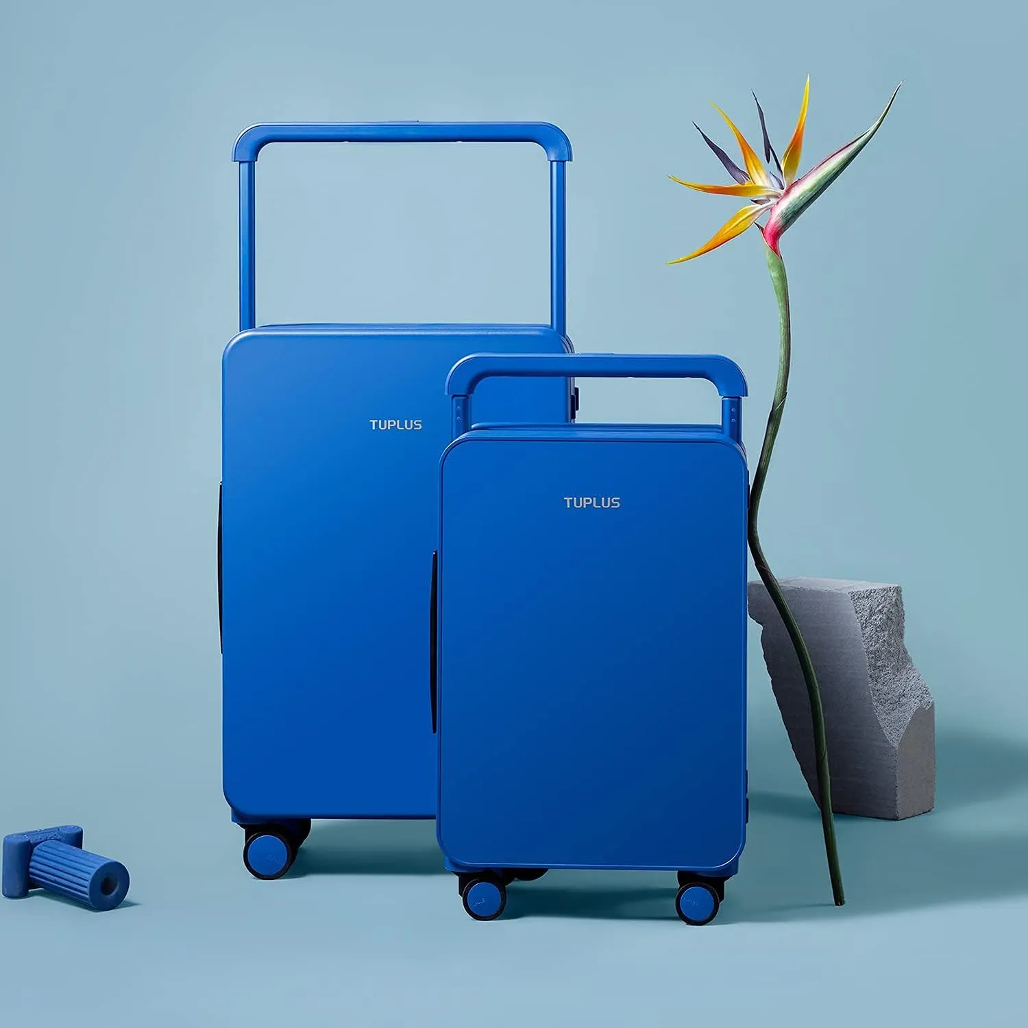 TUPLUS Suitcase ABS Hard Shell Luggage with 4 Spinner Wheels Hold Check in Travel Case, Balance Series