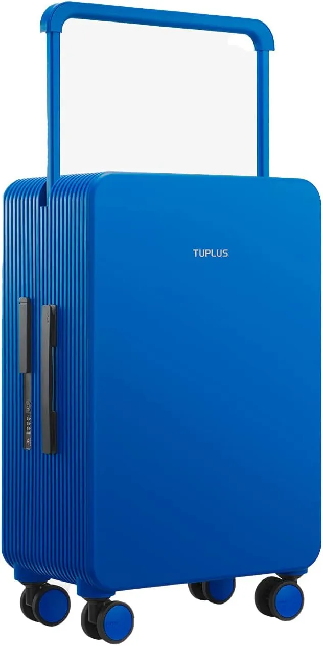TUPLUS Suitcase ABS Hard Shell Luggage with 4 Spinner Wheels Hold Check in Travel Case, Balance Series