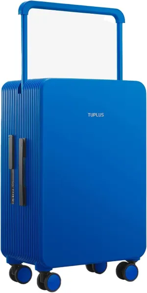 TUPLUS Suitcase ABS Hard Shell Luggage with 4 Spinner Wheels Hold Check in Travel Case, Balance Series