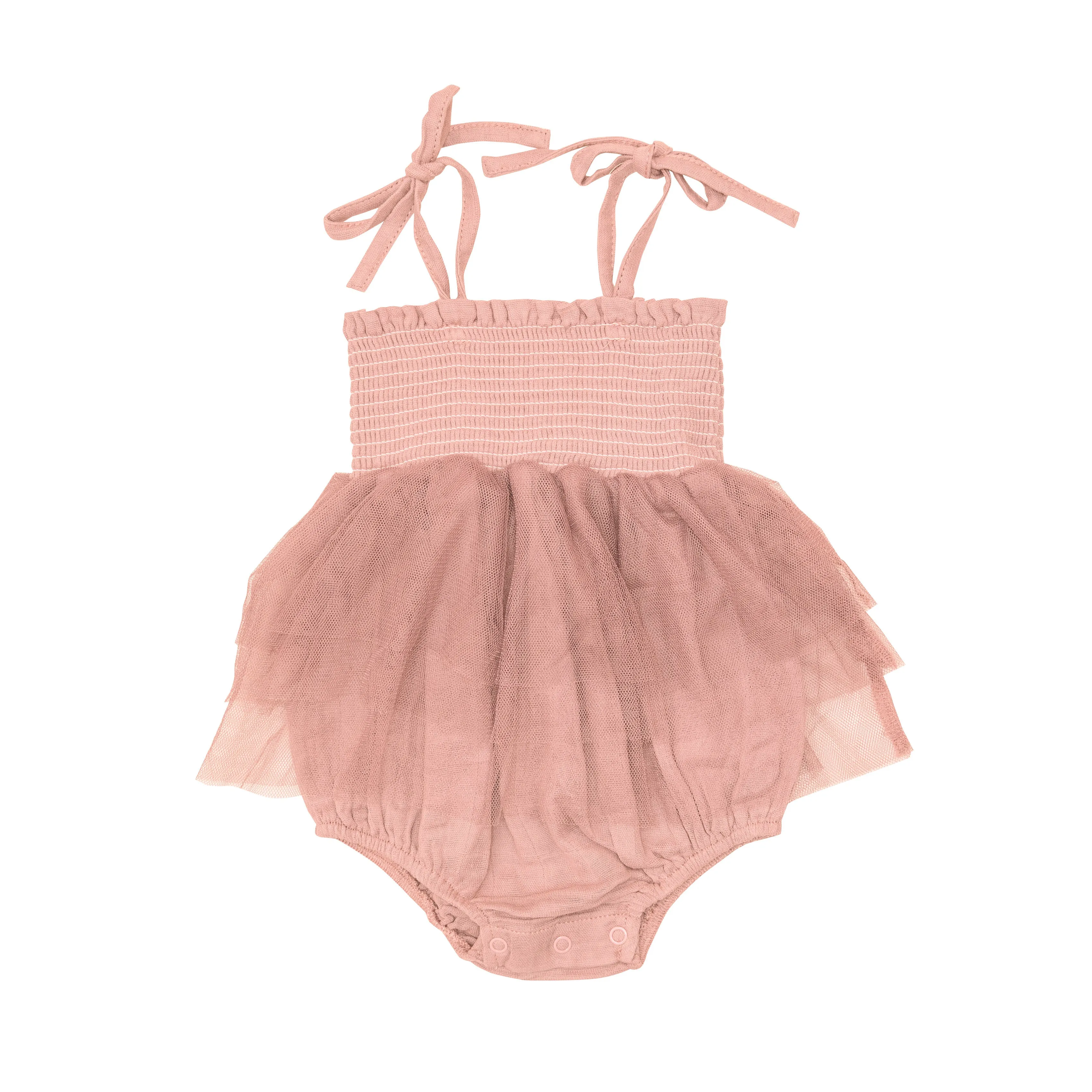 Tutu Bubble - SOLID MUSLIN DUSTY ROSE