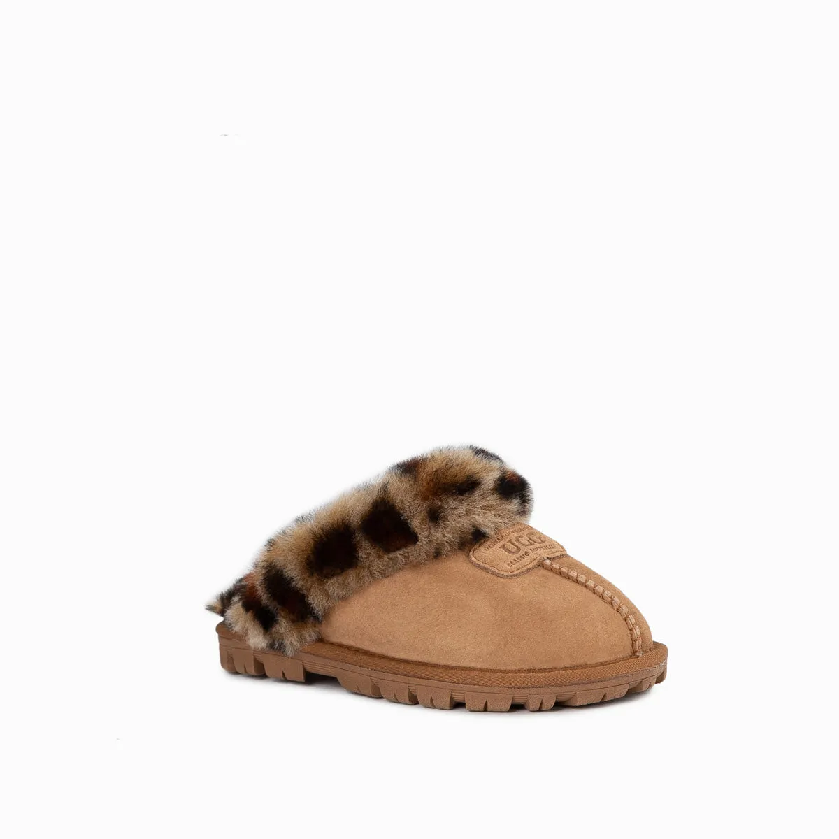 Ugg Kids Coquette Slipper (Leopard Print)(Water Resistant)