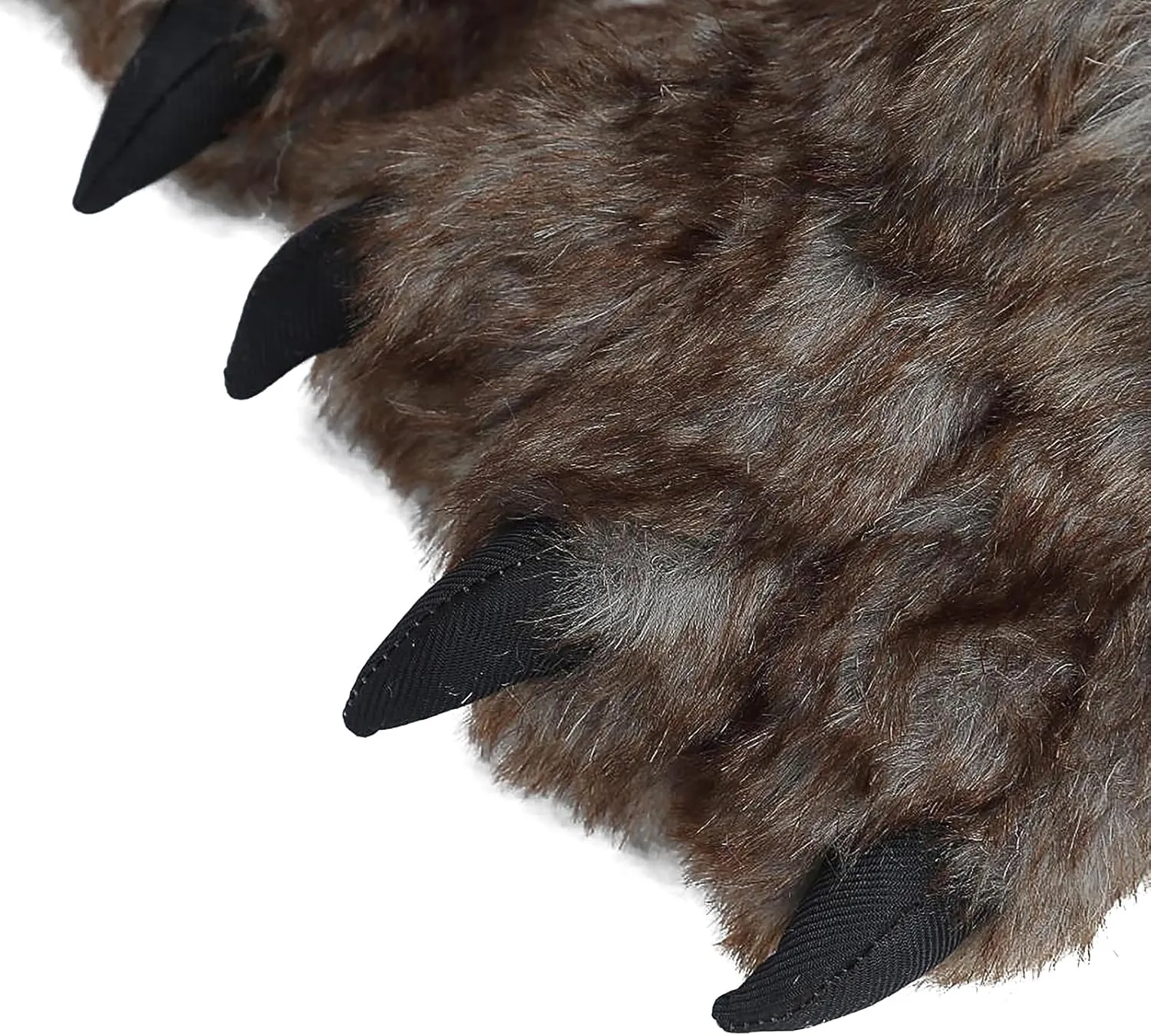 Unisex Adult Monster Paw Slippers Cute Warm Animal Claw Costume House Shoes Plush Indoor Winter Closed Back Shoes