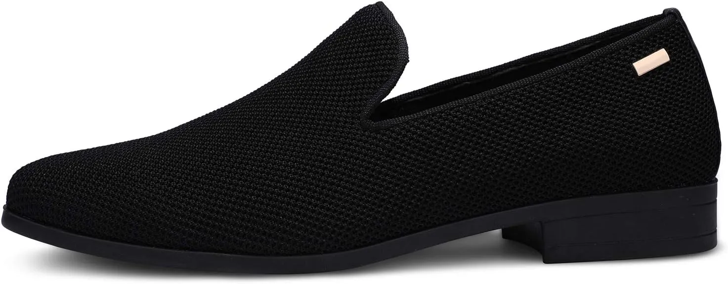 UUBARIS Mens Dress Loafers Tuxedo Suit Slip on Shoes