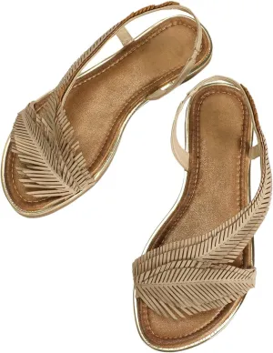 Verdusa Women's Fringe Decor Flat Sandals Slip Open Toe Leather Slippers Slip on Slides