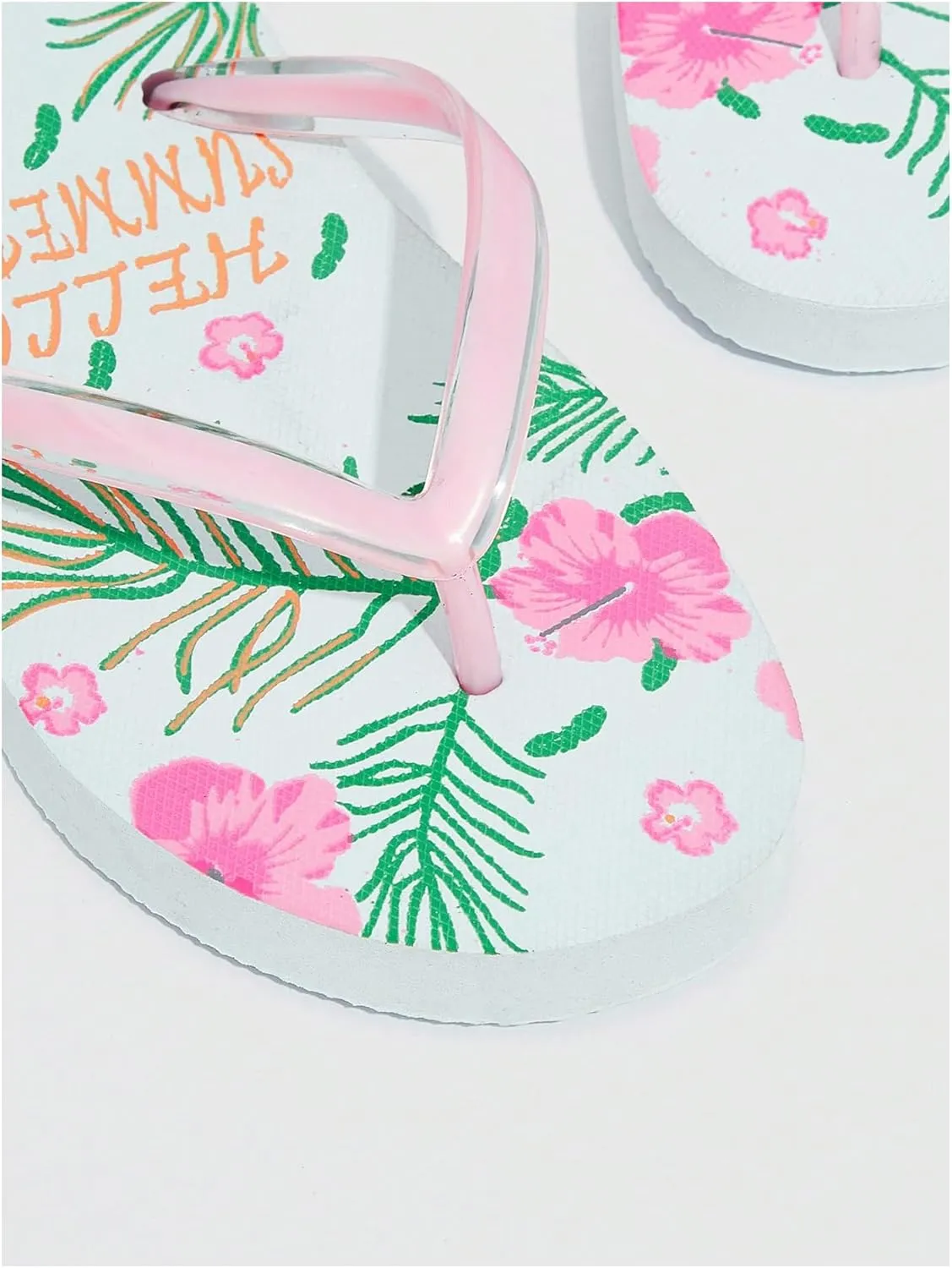 Verdusa Women's T-Strap Thong Flat Sandals Square Toe Slip On Flip Flops