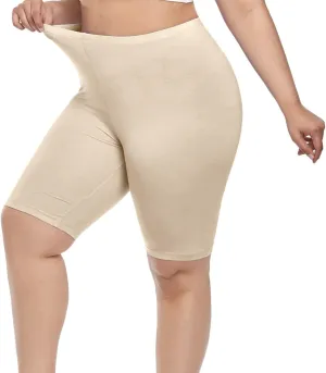 VESHINE Smooth Slip Shorts Yoga Shorts Bike Shorts Spandex Stretch Boyshorts Anti Chafing