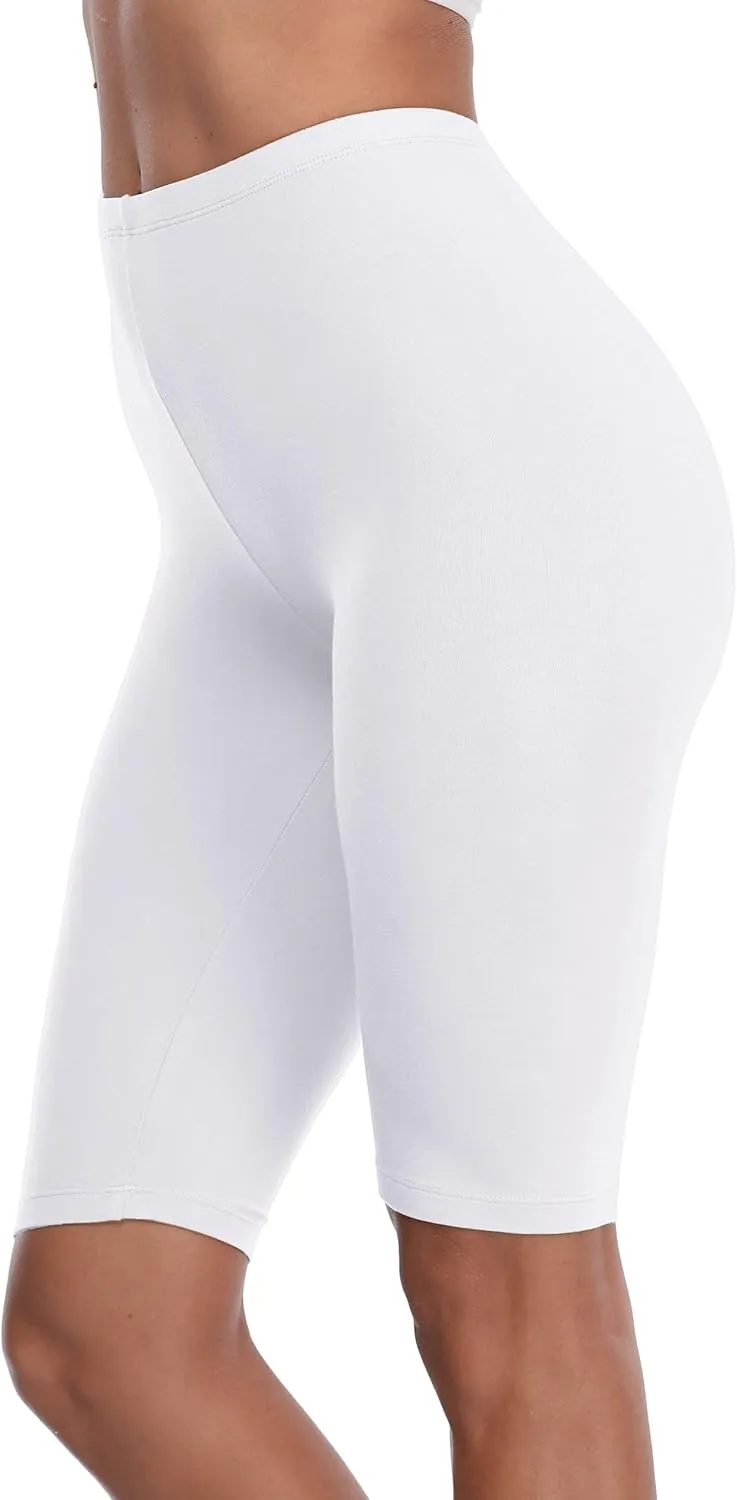 VESHINE Smooth Slip Shorts Yoga Shorts Bike Shorts Spandex Stretch Boyshorts Anti Chafing