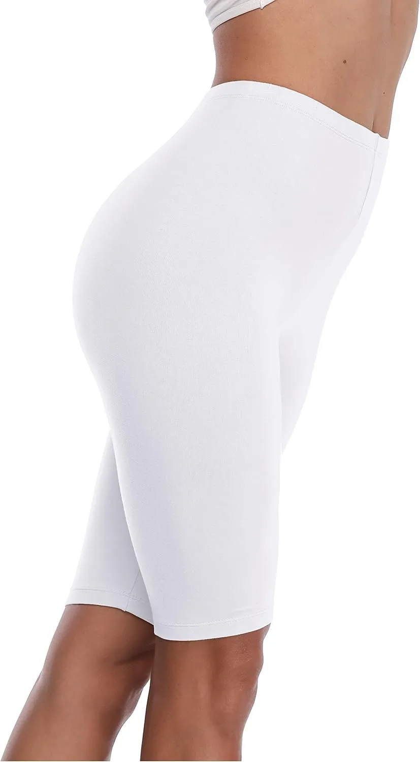 VESHINE Smooth Slip Shorts Yoga Shorts Bike Shorts Spandex Stretch Boyshorts Anti Chafing