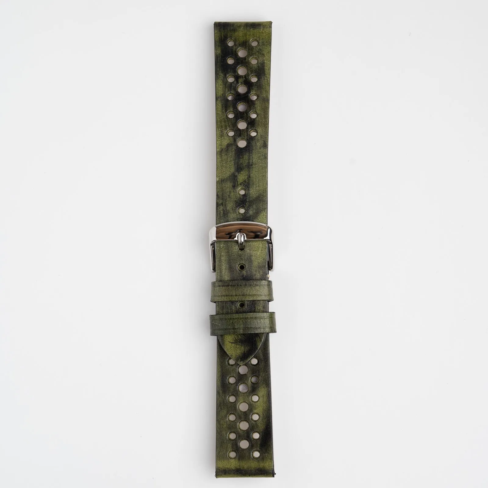 Vintage Rustic Green Watch Strap