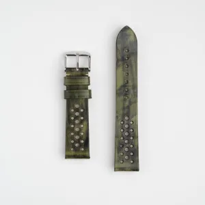 Vintage Rustic Green Watch Strap