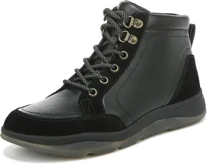 Vionic Women's Momentum Whitley High Top Sneakers- Supporting Leather Ankle Water Repellent Shoes That Include Three-Zone Comfort with Orthotic Insole Arch Support, Medium Fit Sizes 5-11