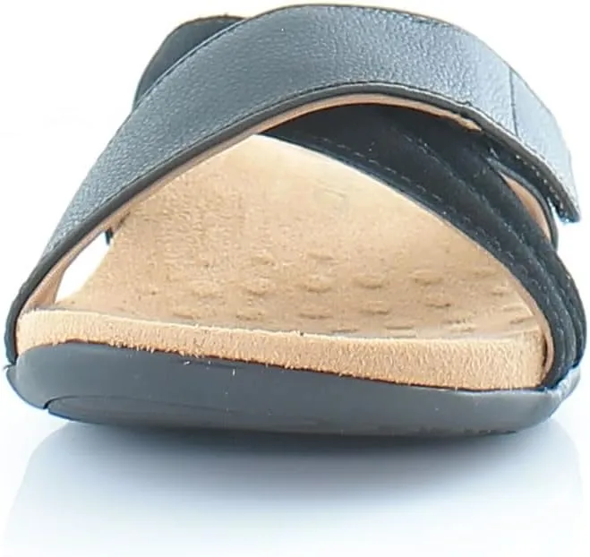 Vionic Women's Rest Zarie Slide Sandals- Supportive Sandals and Indoor/Outdoor Slip Ons That Includes an Orthotic Insole and Cushioned Outsole for Arch Support, Sizes 5-12