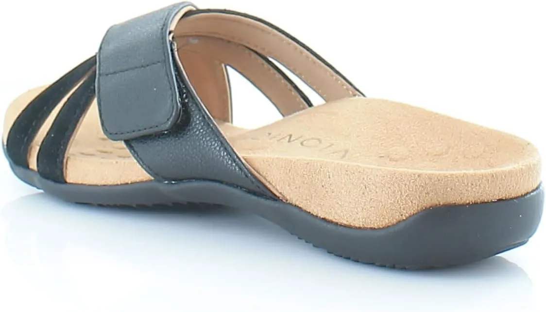 Vionic Women's Rest Zarie Slide Sandals- Supportive Sandals and Indoor/Outdoor Slip Ons That Includes an Orthotic Insole and Cushioned Outsole for Arch Support, Sizes 5-12