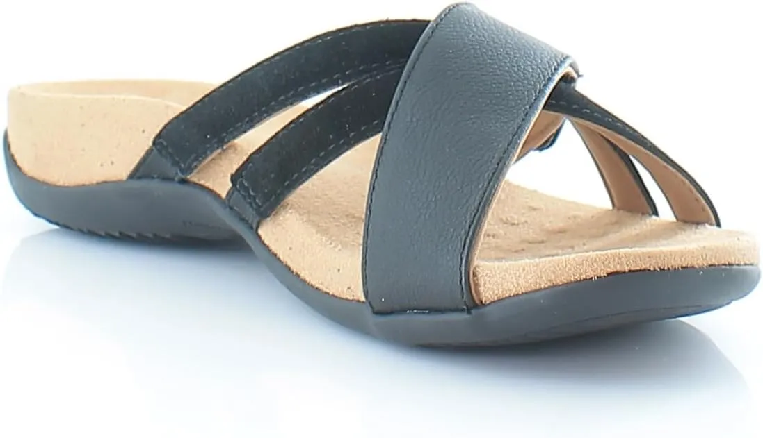 Vionic Women's Rest Zarie Slide Sandals- Supportive Sandals and Indoor/Outdoor Slip Ons That Includes an Orthotic Insole and Cushioned Outsole for Arch Support, Sizes 5-12