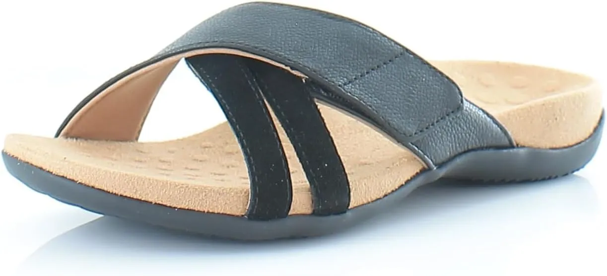 Vionic Women's Rest Zarie Slide Sandals- Supportive Sandals and Indoor/Outdoor Slip Ons That Includes an Orthotic Insole and Cushioned Outsole for Arch Support, Sizes 5-12