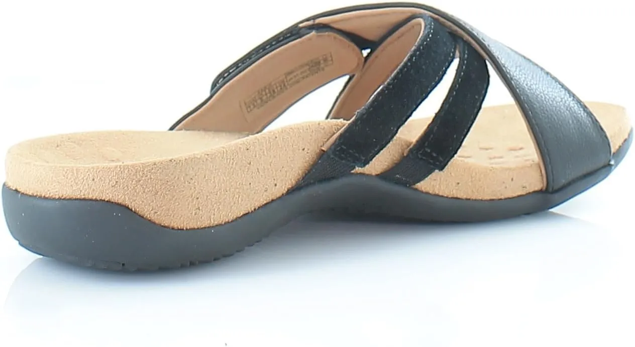 Vionic Women's Rest Zarie Slide Sandals- Supportive Sandals and Indoor/Outdoor Slip Ons That Includes an Orthotic Insole and Cushioned Outsole for Arch Support, Sizes 5-12