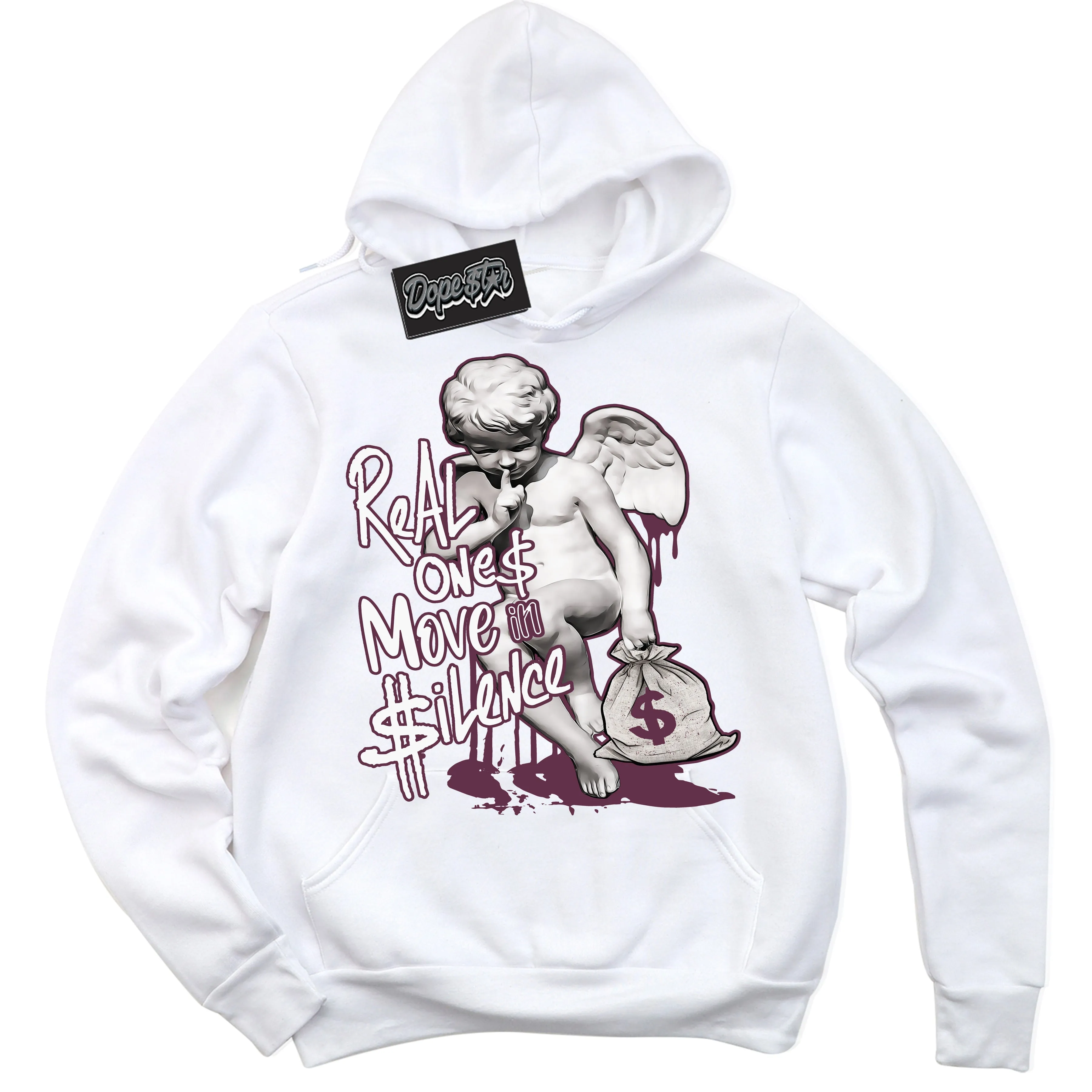 White Viotech Dunks Sneaker Hoodie Real Ones Cherub Graphic