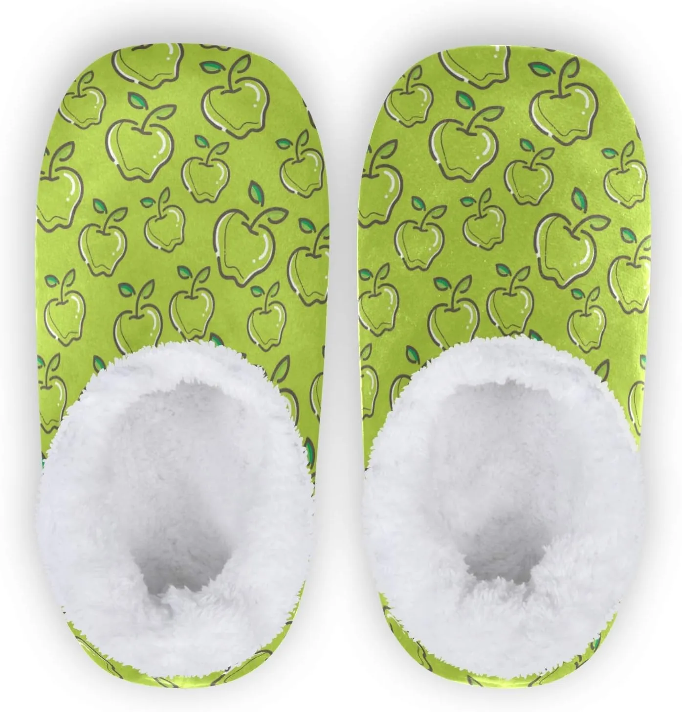 Winter House Slippers for Women/Men with Flowers Bouquets Element Cozy Fleece Slippers