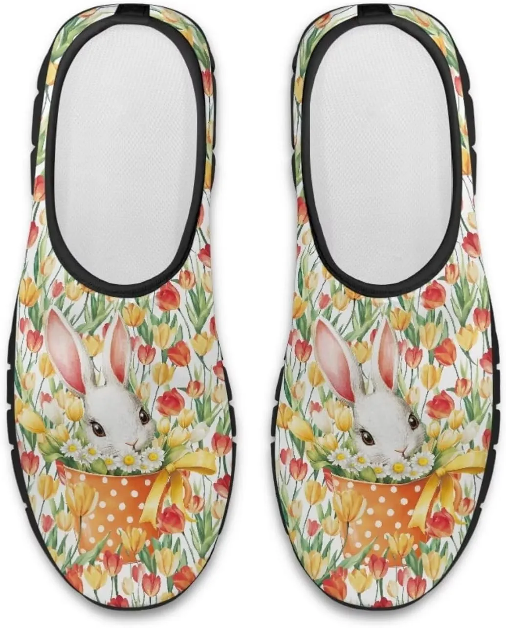 Women Slip On Sneakers Fruit Print Casual Low Top Flat Walking Shoes Non-Slip Breathable Mesh Footwear