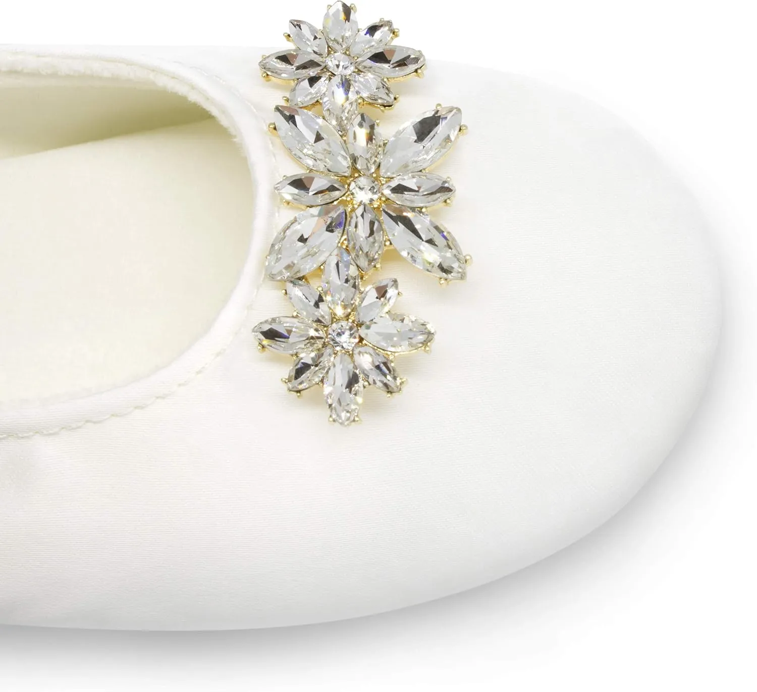 Women's Bridal Satin Slippers Comfortable Dancing Shoes for Bride