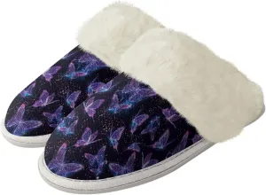 Women's Fuzzy Slippers Fluffy Winter Warm House Shoes Comfort Non Slip Soft Plush Slippers Indoor and Outdoor US 5-10