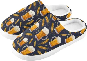 Women's Men's Slippers Memory Foam Fluffy Fuzzy Slipper Fleece Comfy Warm Slip On Winter Bedroom House Shoes for Outdoor Indoor Travel