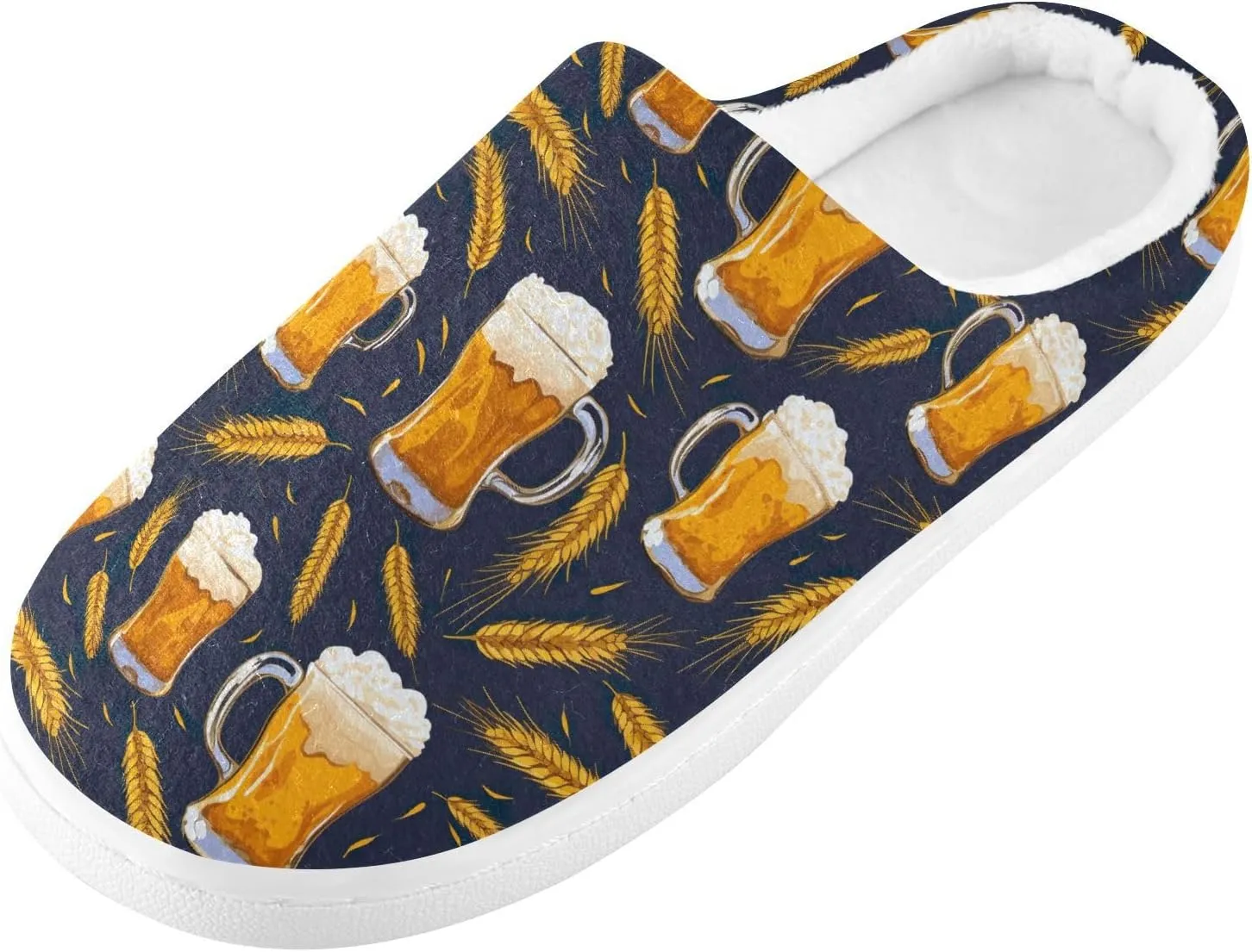 Women's Men's Slippers Memory Foam Fluffy Fuzzy Slipper Fleece Comfy Warm Slip On Winter Bedroom House Shoes for Outdoor Indoor Travel